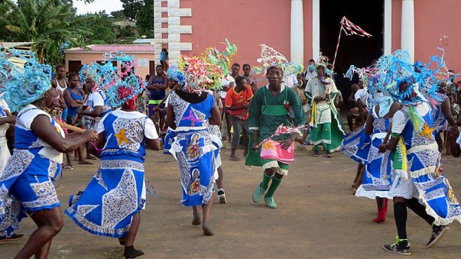Sao tomean Traditional Dancers